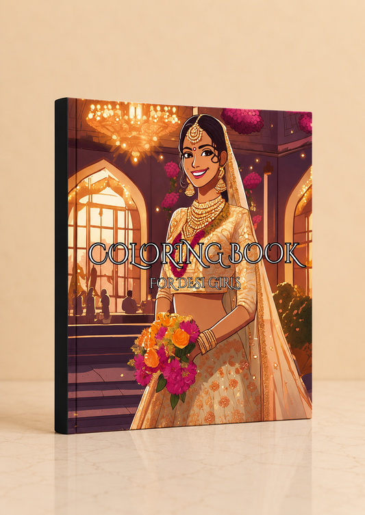 Kleurboek voor Desi Girls