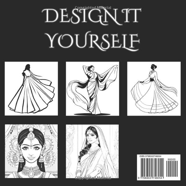 Kleurboek voor Desi Girls - Fashion editie