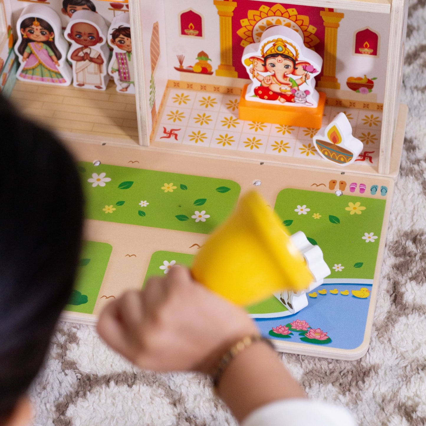 Little Banyan Mandir Poppenhuis - Ganesh editie