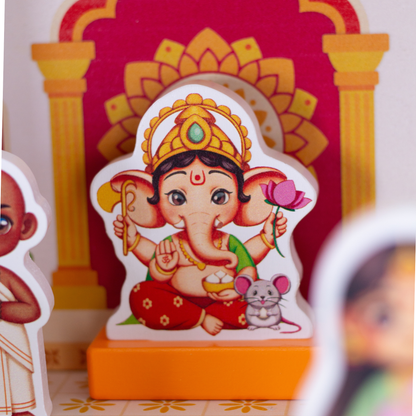 Little Banyan Mandir Poppenhuis - Ganesh editie