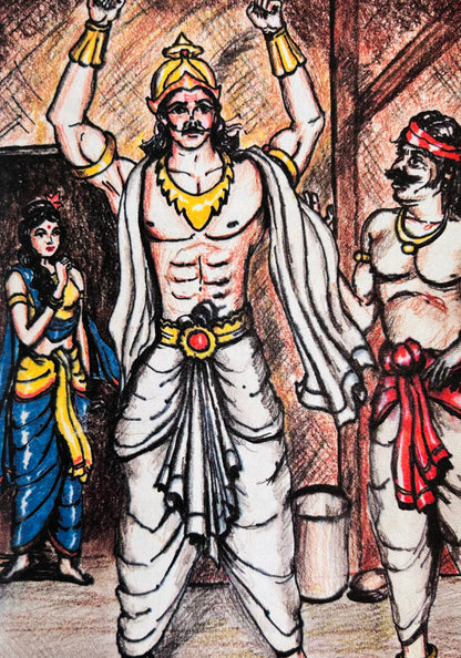 Arjuna de dappere strijder