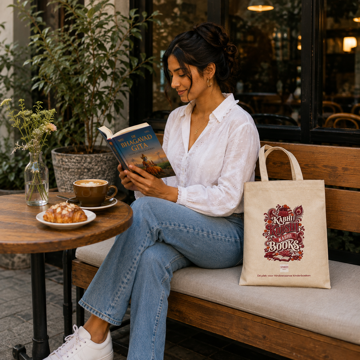 Kabhie Khushi Kabhie Books | katoenen tas