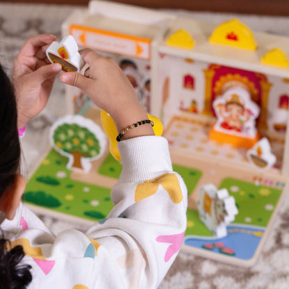 Little Banyan Mandir Poppenhuis - Ganesh editie