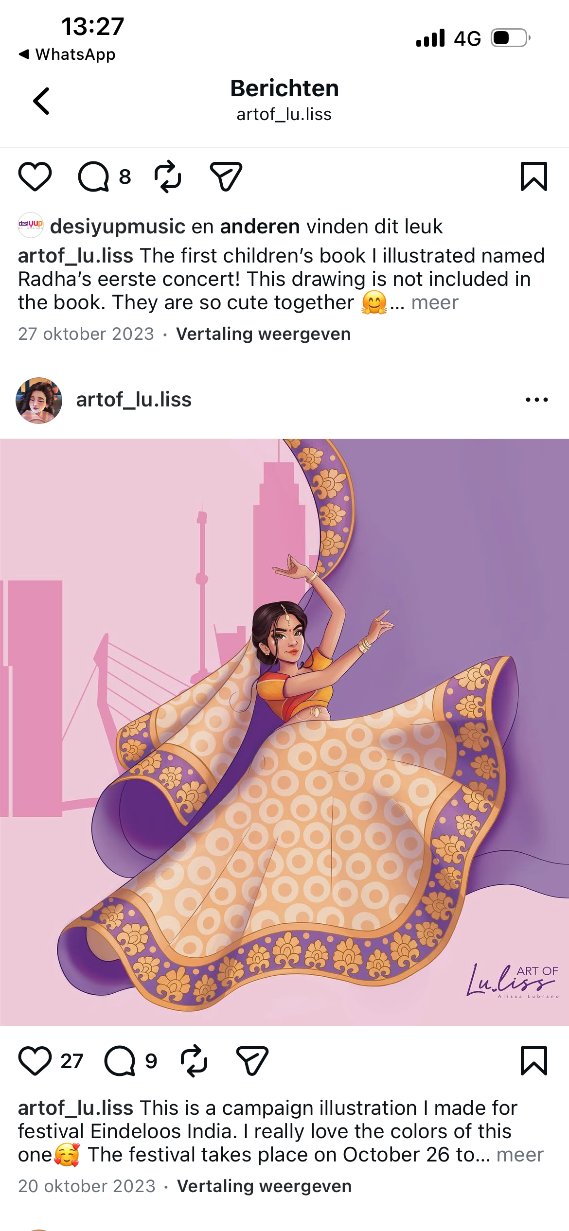 Radha's Eerste Concert