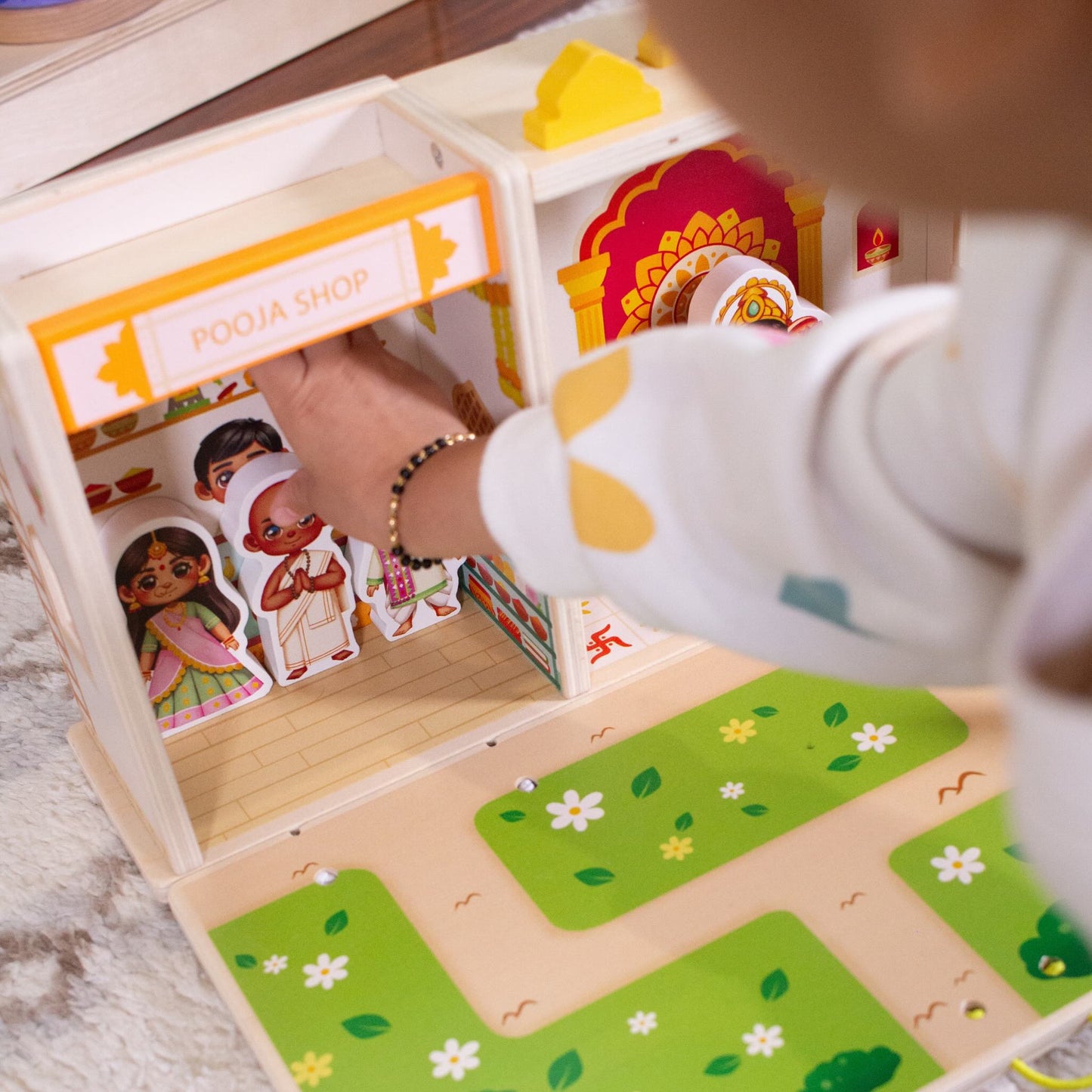 Little Banyan Mandir Poppenhuis - Ganesh editie