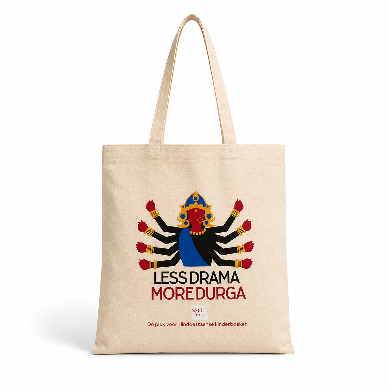 Less Drama - More Durga katoenen tas