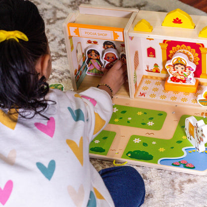 Little Banyan Mandir Poppenhuis - Ganesh editie