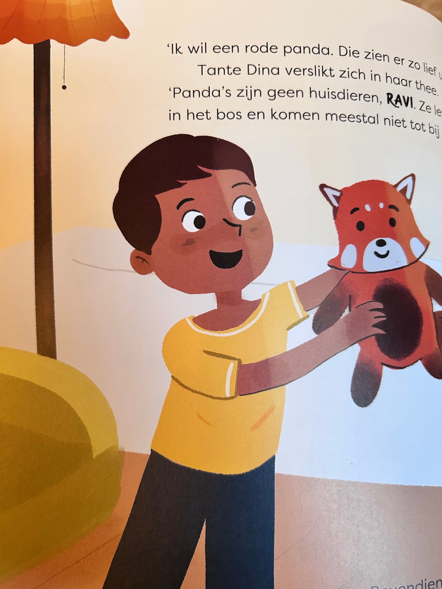 Ravi en de rode panda