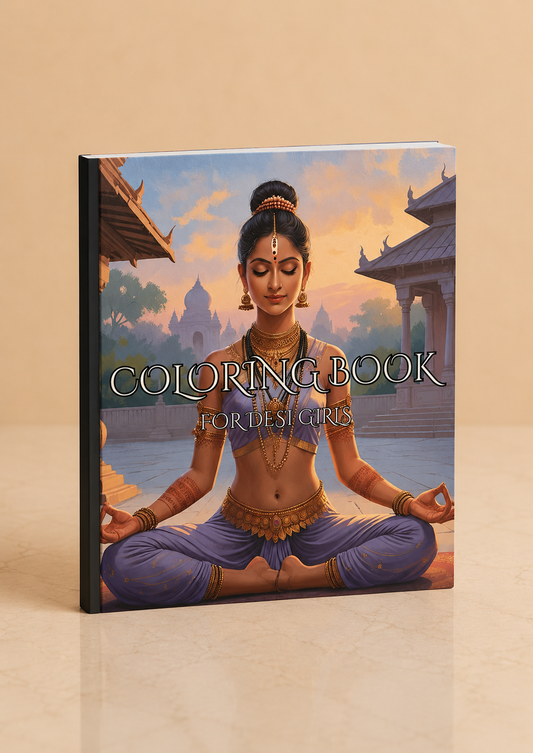 Kleurboek voor Desi Girls