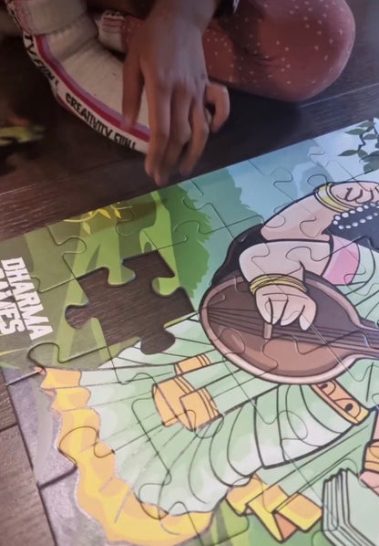 Saraswati Ma puzzel | Dharma Games