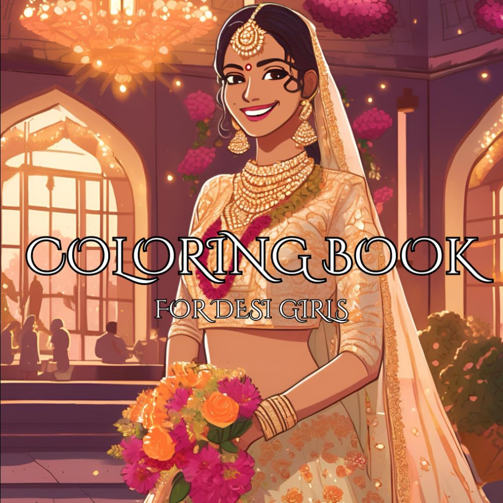 Kleurboek voor Desi Girls - Fashion editie