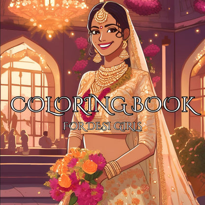 Kleurboek voor Desi Girls - Fashion editie