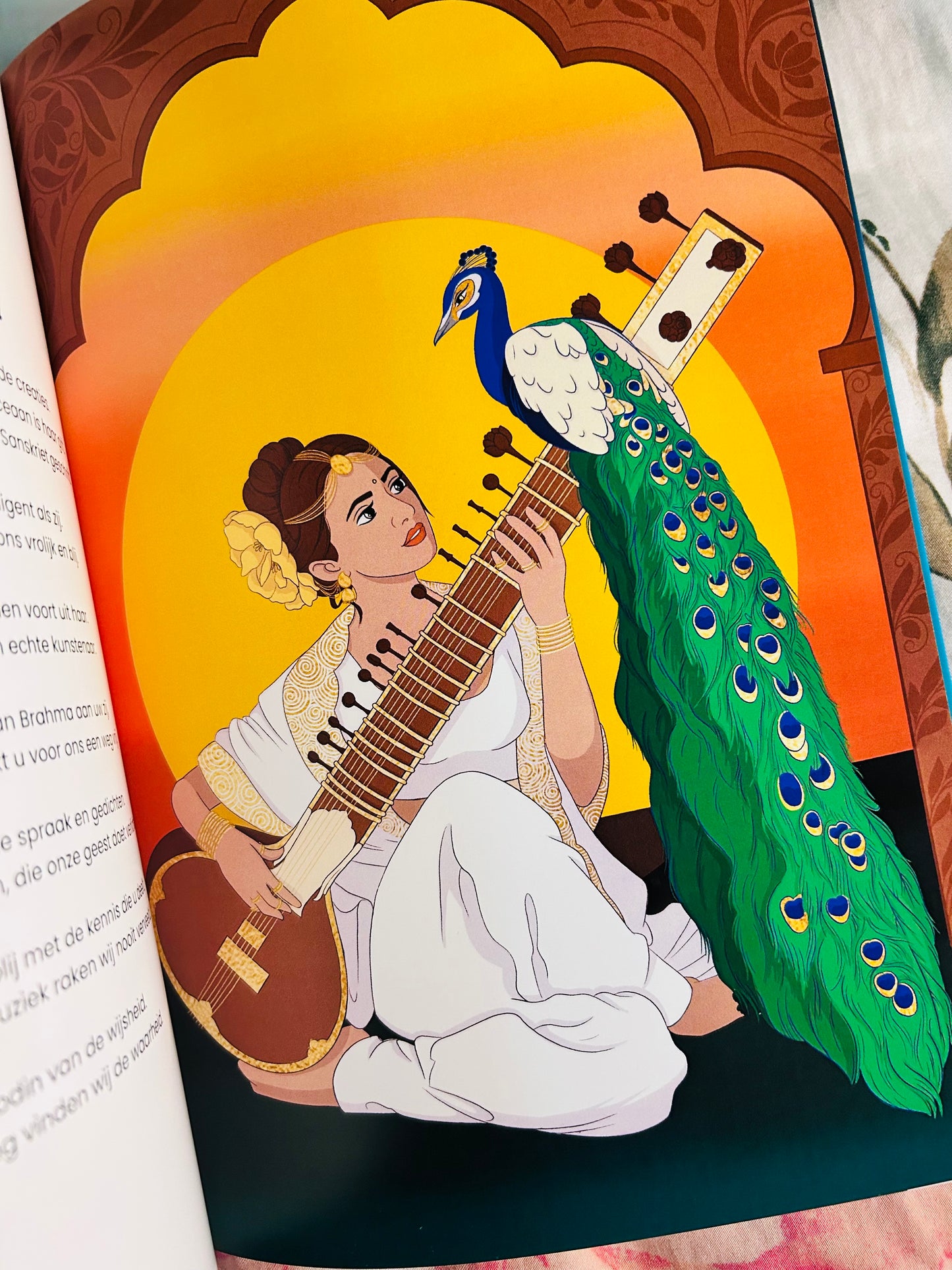 Devyani en Shivan vieren Navratri