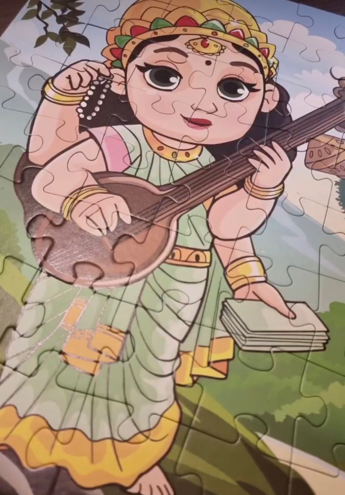 Saraswati Ma puzzel | Dharma Games