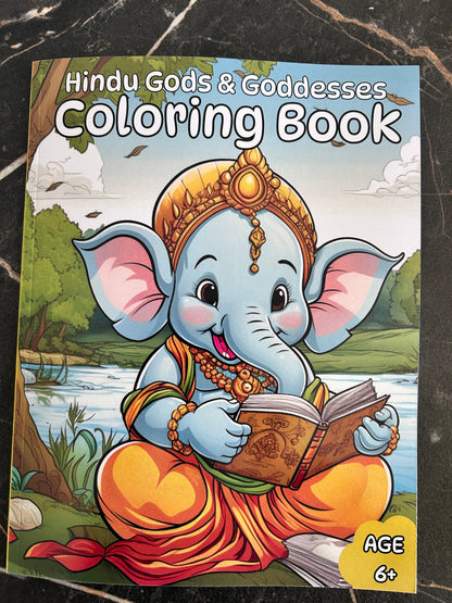Hindoe Goden & Godinnen kleurboek
