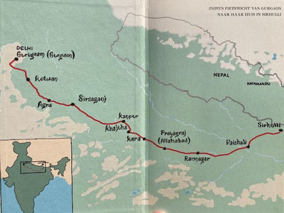 Het meisje dat door India fietste