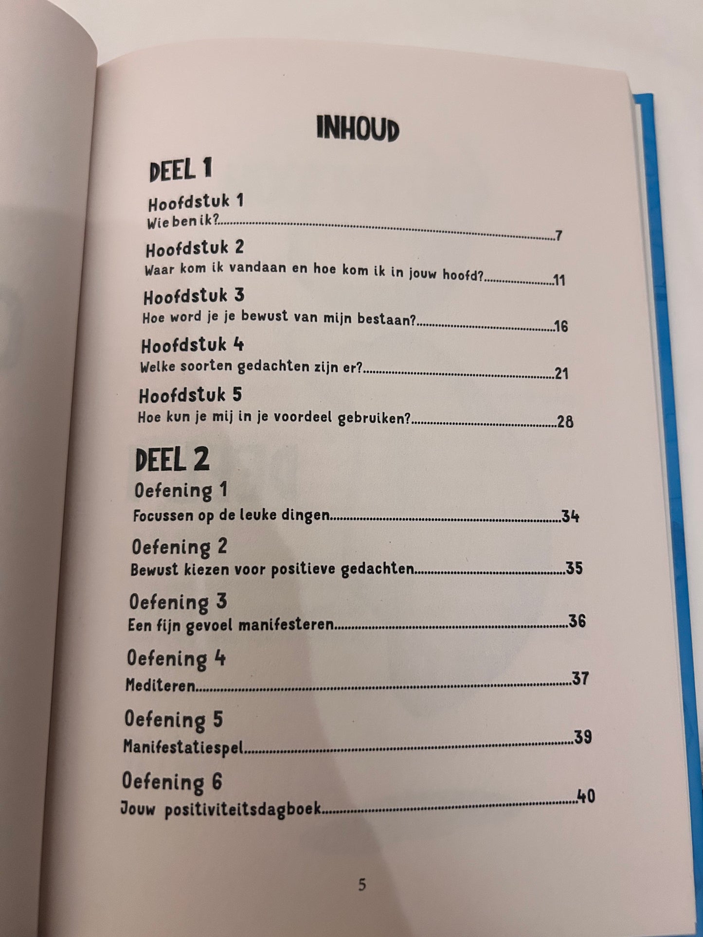 Ik ben gedachten